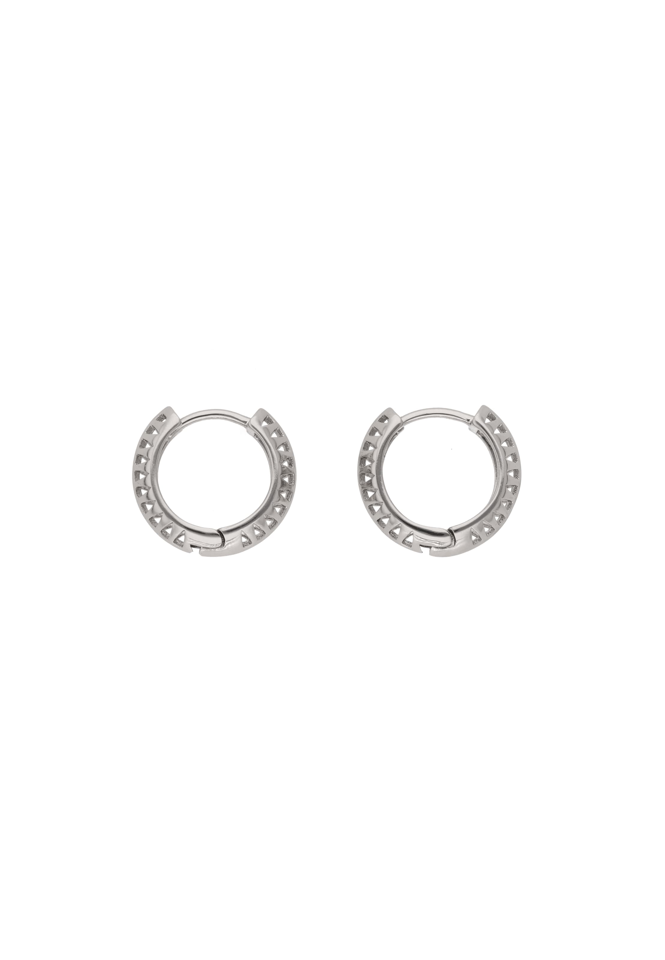 Boucles d'oreilles IZIA en argent : devant