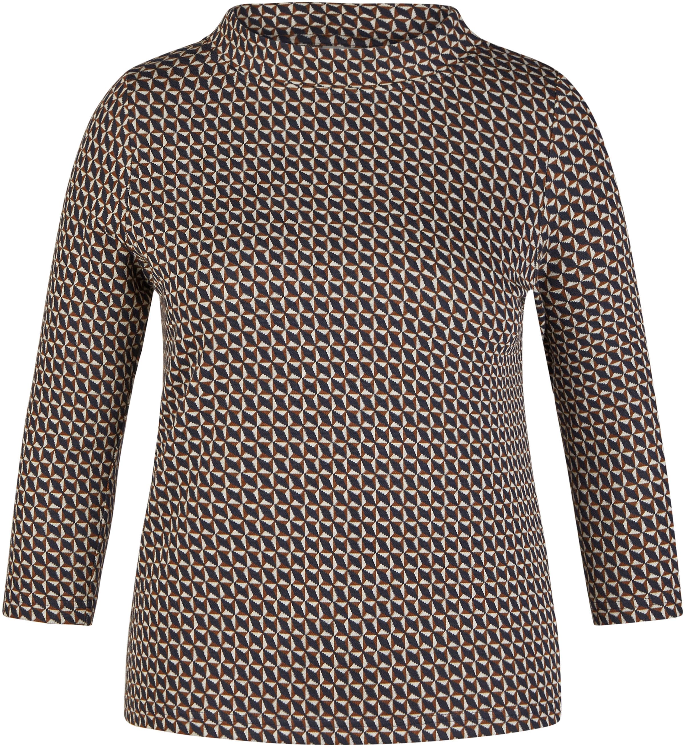 Rabe Shirt in Bruin: voorkant