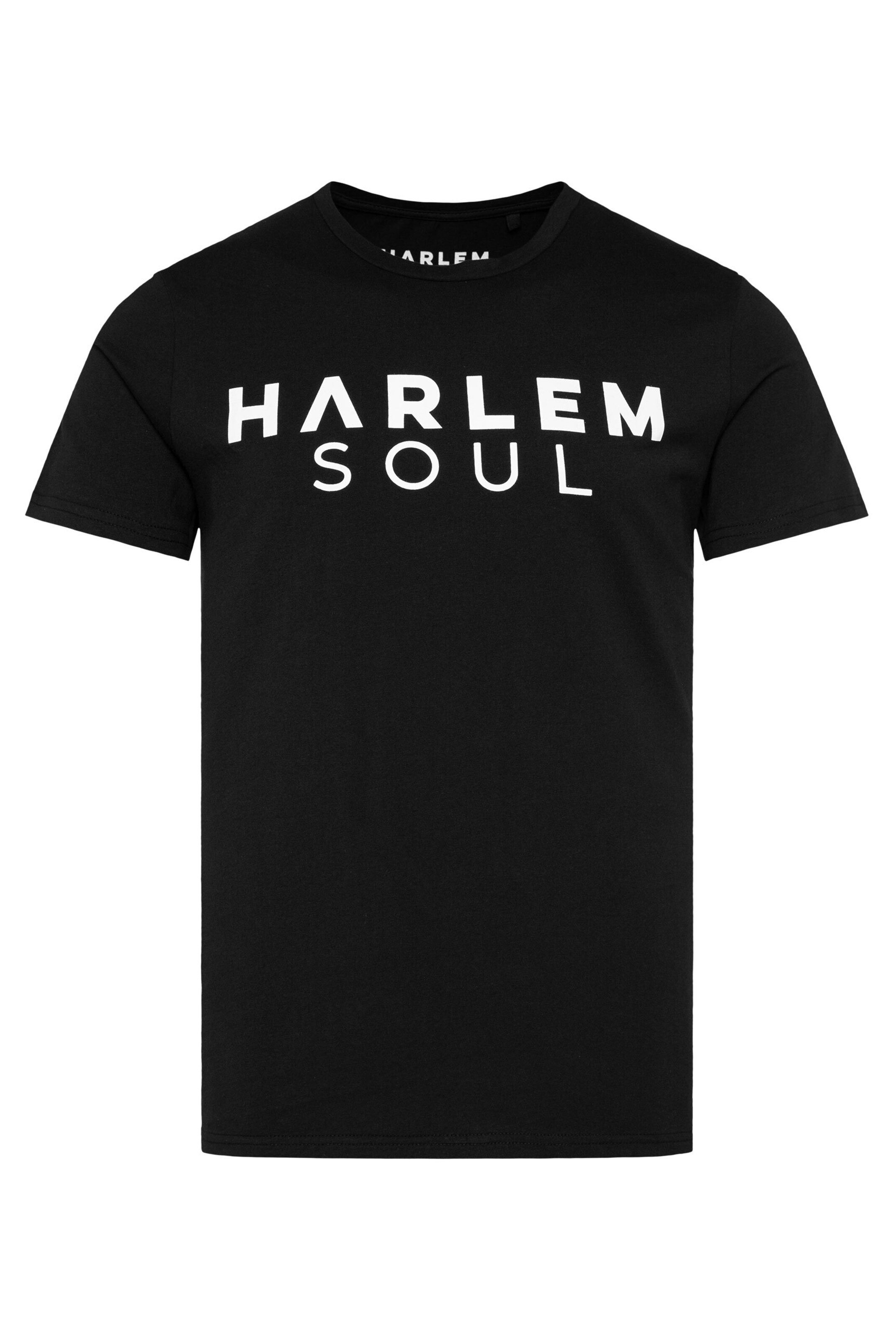Harlem Soul Shirt 'MEL-BOURNE' in Black: front
