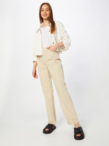 Monki Regular Jeans in Beige