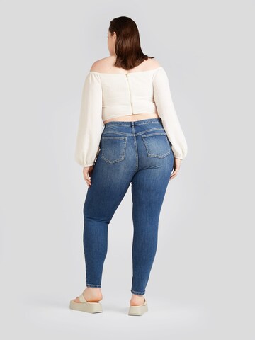 CITA MAASS co-created by ABOUT YOU Slimfit Jeans 'Juliana' i blå