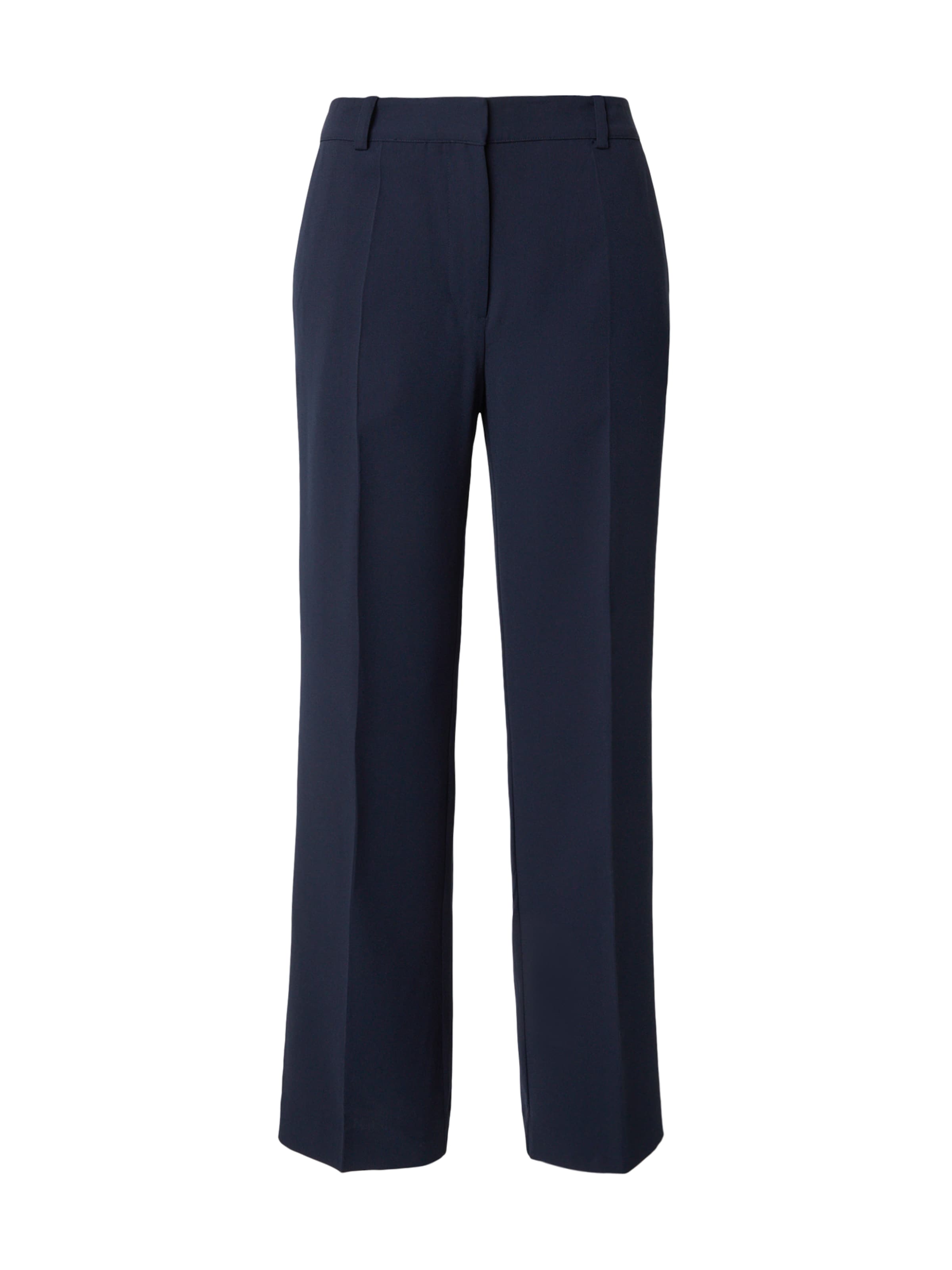 Samsøe Samsøe - Pierna ancha Pantalón de pinzas 'Salara' en azul: frente