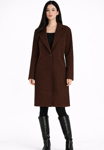 Elara Overgangsfrakke i brun: forside