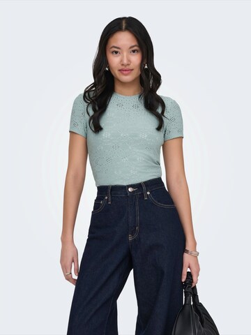 ONLY Póló 'ONLSMILLA' - zöld: elől