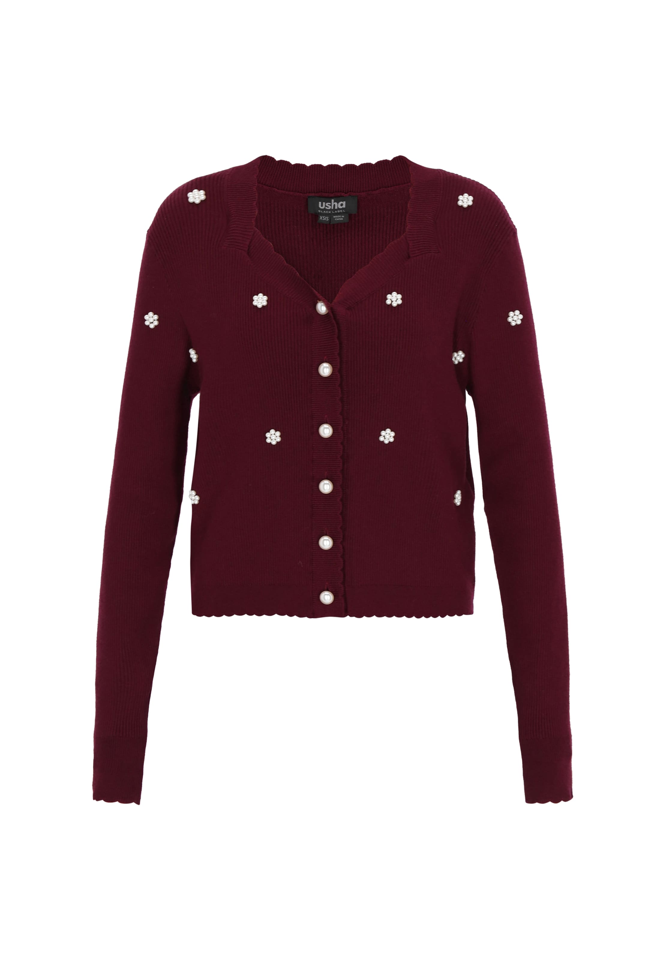 usha BLACK LABEL - Cárdigan en rojo: frente