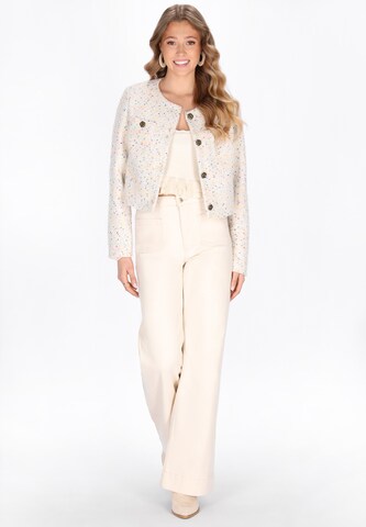 Veste mi-saison IZIA en blanc