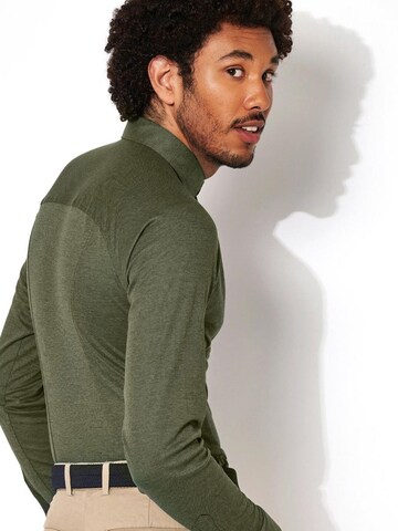 DESOTO Slim fit Button Up Shirt in Green