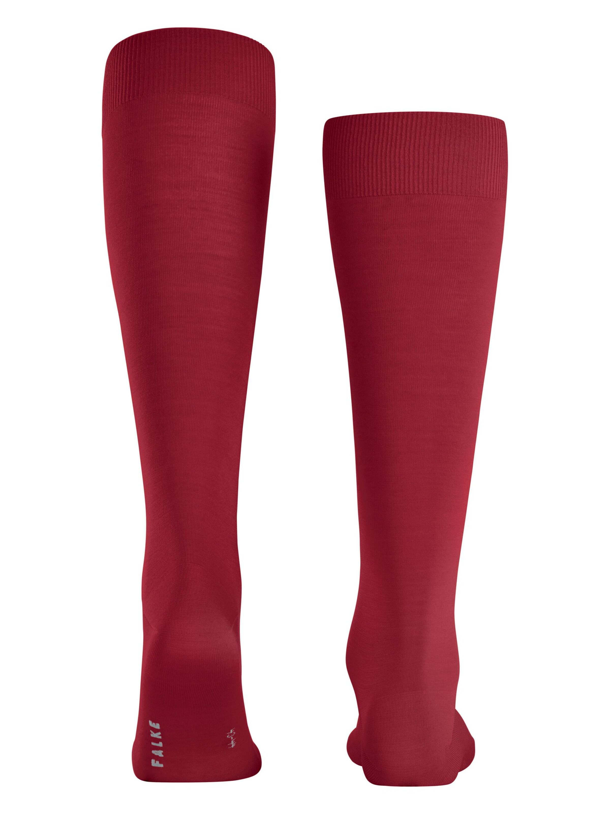 FALKE Knee High Socks 'ClimaWool' in Red