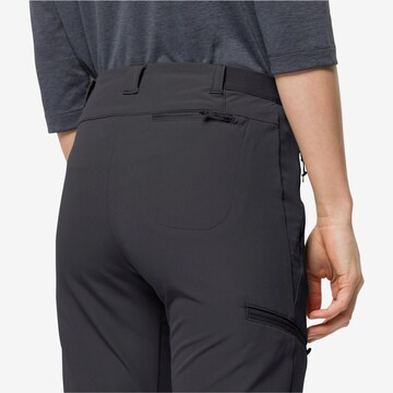 JACK WOLFSKIN Regular Outdoor Pants 'GEIGELSTEIN' in Black