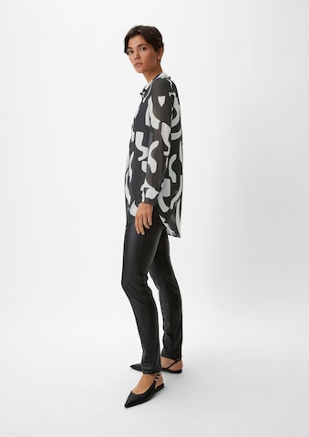 COMMA Blouse in Zwart