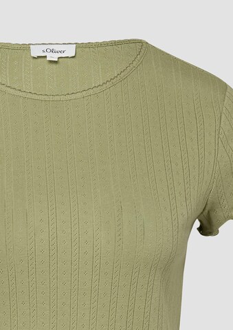 T-shirt s.Oliver en vert