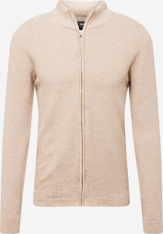 INDICODE JEANS Cardigan 'Marland' i beige: forside