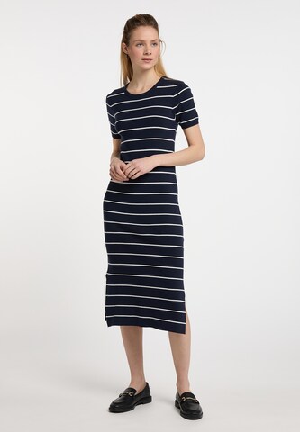 DreiMaster Maritim Knit dress in Blue: front