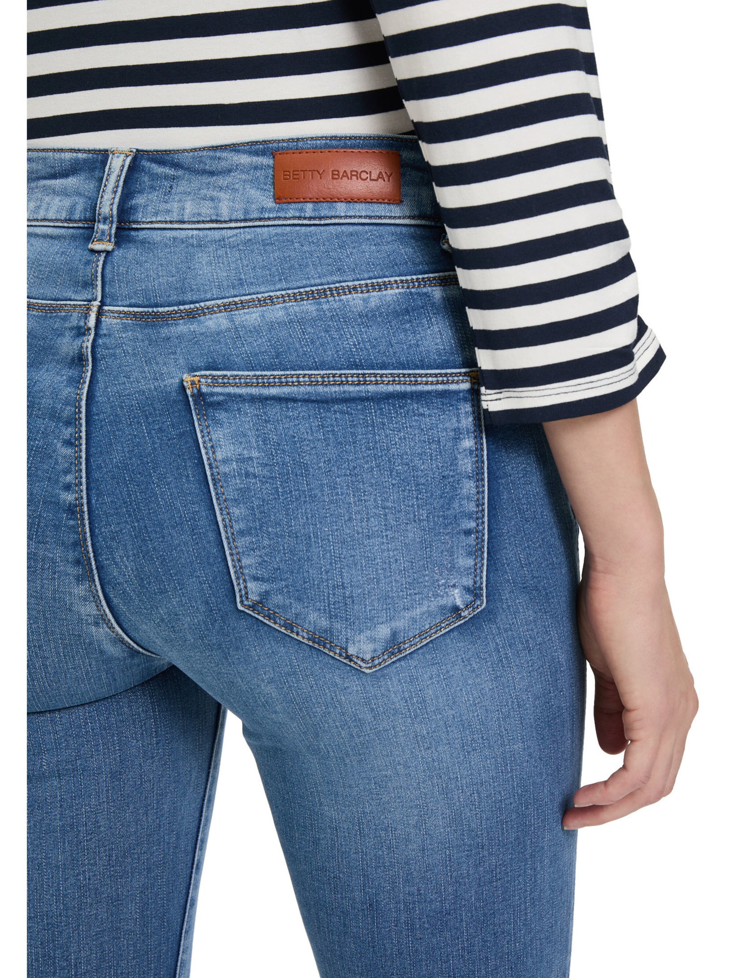 Betty Barclay Slimfit Basic-Jeans mit Waschung in Blau