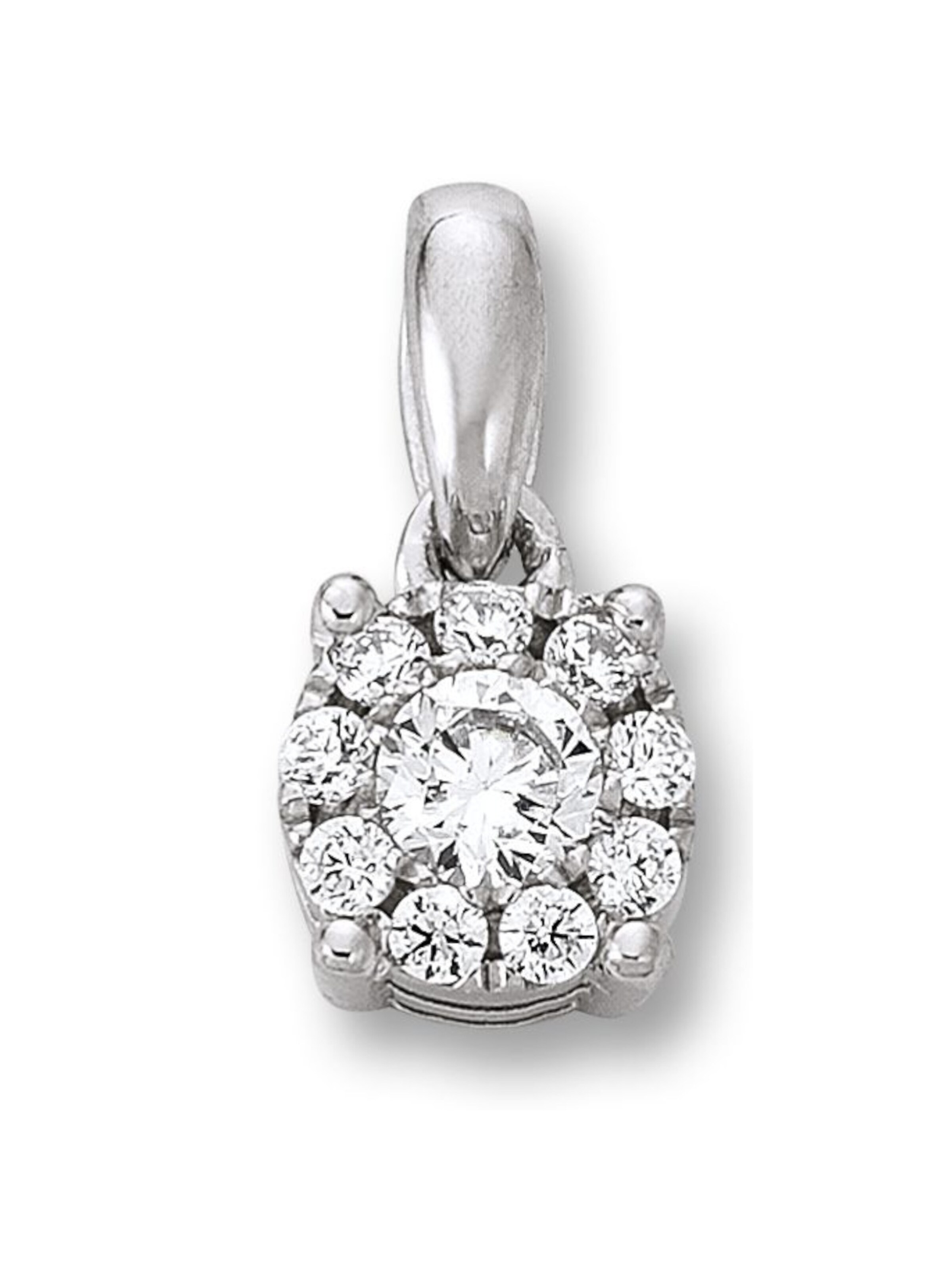 ONE ELEMENT Pendant in Silver: front