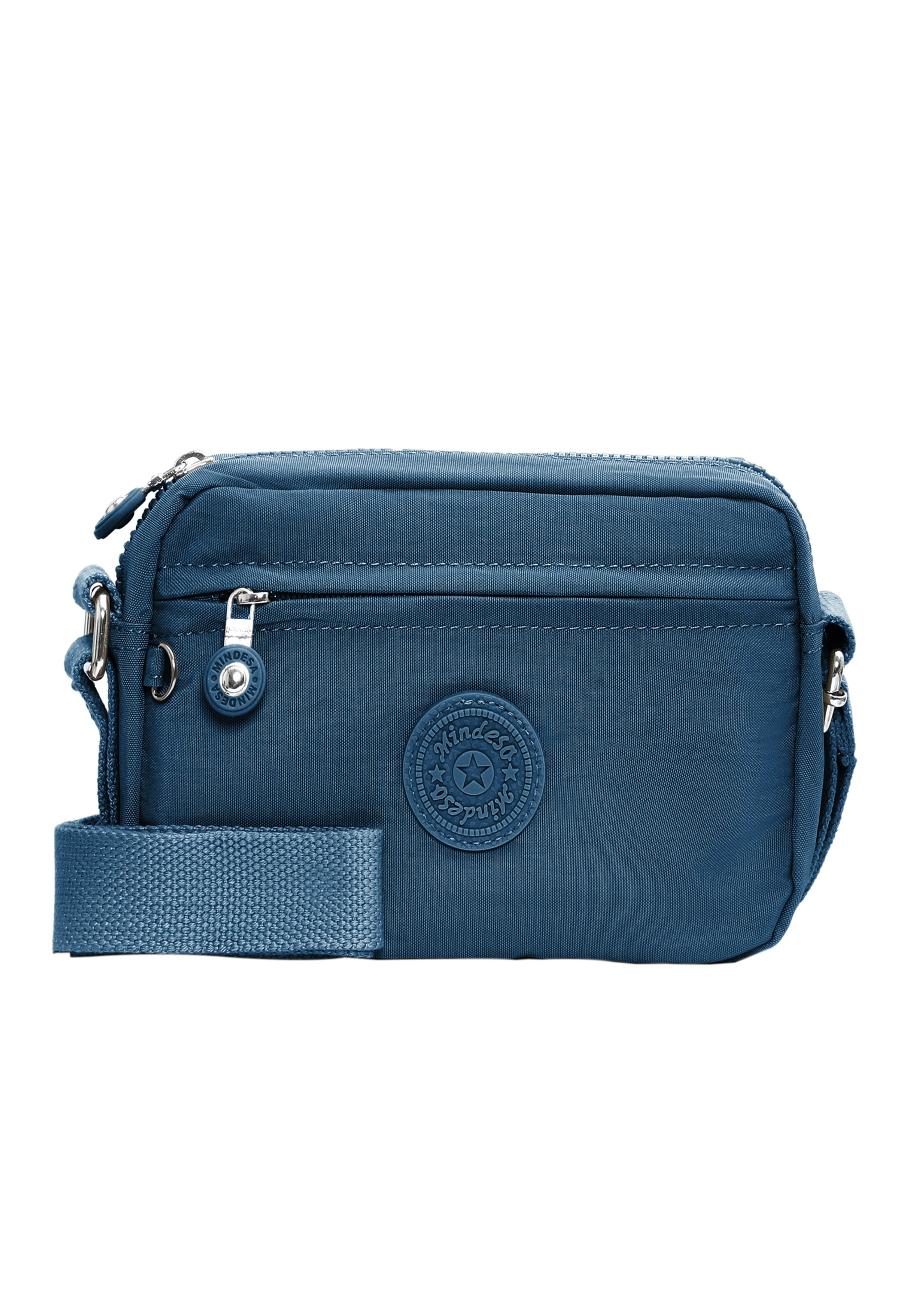 Mindesa - Mala de ombro em azul: frente