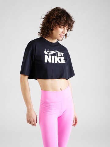 Nike Sportswear Shirt in Zwart: voorkant