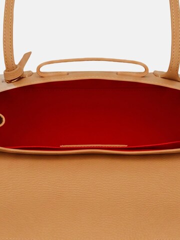 Borsa a mano 'Borsa a Mano Pelle Genuina Virginia Rhinè 30x23 cm' di Virginia Rhinè in beige