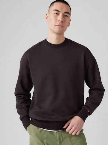 LEVI'S ® Sweatshirt in Zwart: voorkant