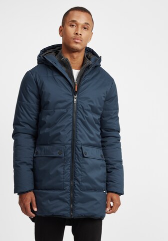 !Solid Winter Jacket 'Atong' in Blue: front