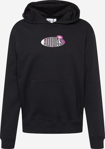 ADIDAS ORIGINALS Sweatshirt in Black: front