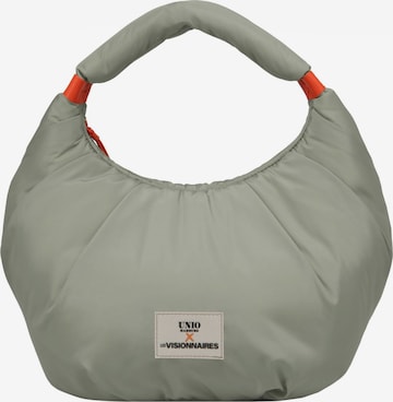 Borsa a mano 'Unio' di Les Visionnaires in verde: frontale