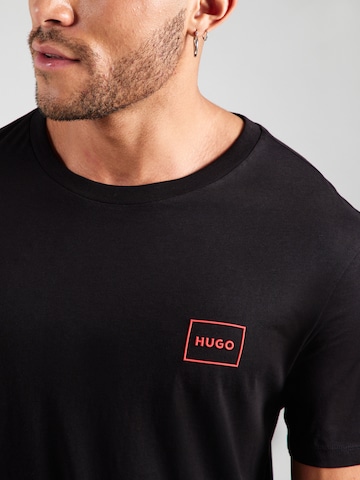 HUGO Tričko 'Dugopak' – černá