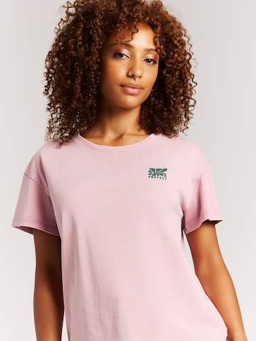 T-shirt 'PRTLas' PROTEST en violet