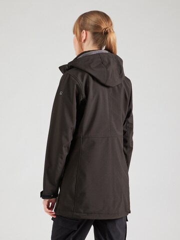 KILLTEC Outdoorjacke 'KOW 95' in Schwarz: Rückseite