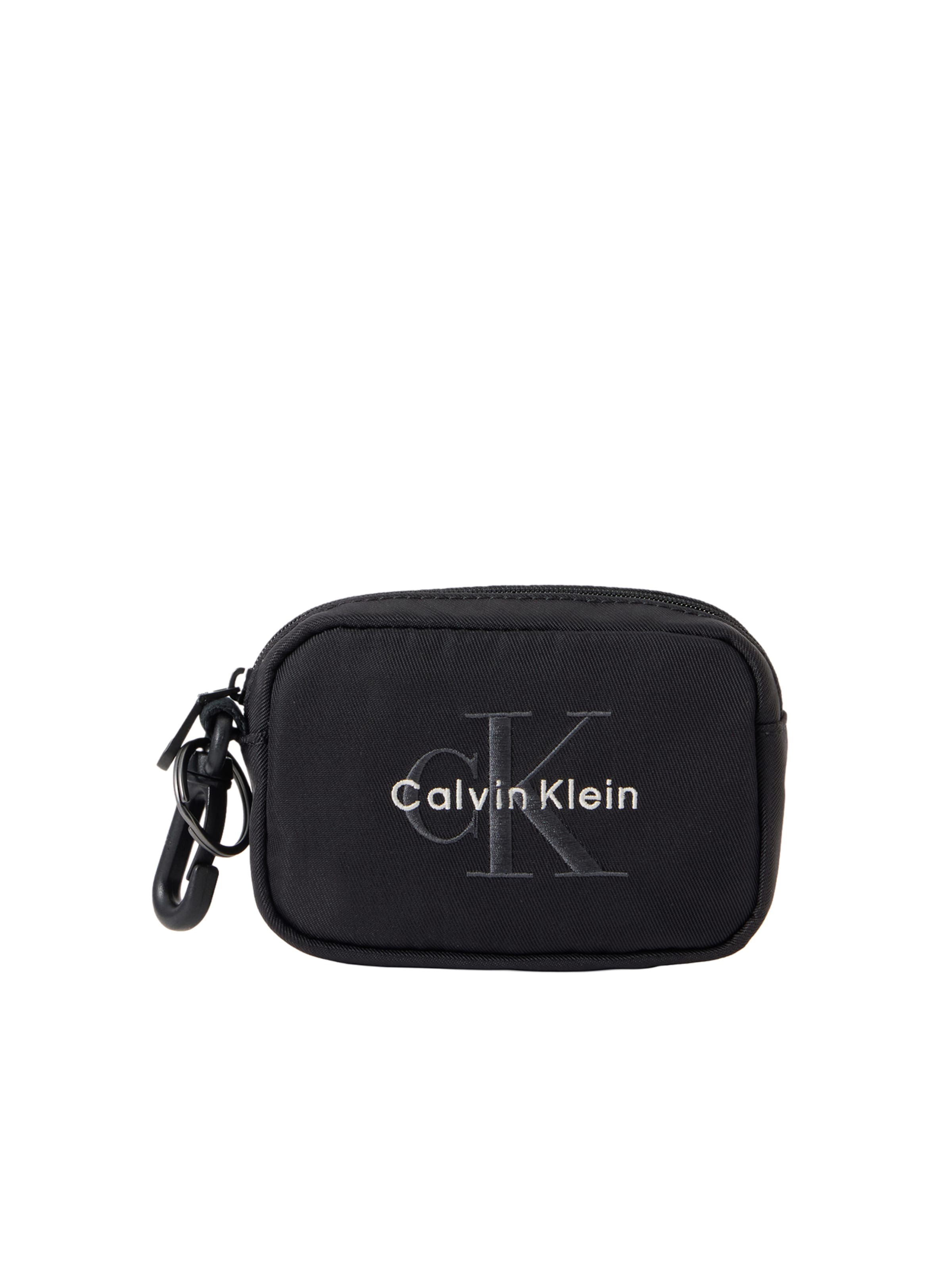 Calvin Klein Pénztárcák 'BOLD' - fekete: elől