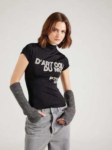 Tricou de la TOPSHOP pe negru: față