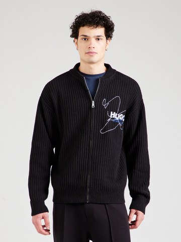 Vestes en maille 'Socee' HUGO en noir : devant
