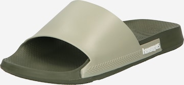 HAVAIANAS Mules in Green: front
