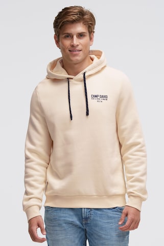 CAMP DAVID Sweatshirt in Beige
