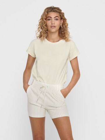 T-shirt 'Pastel Life' JDY en beige : devant