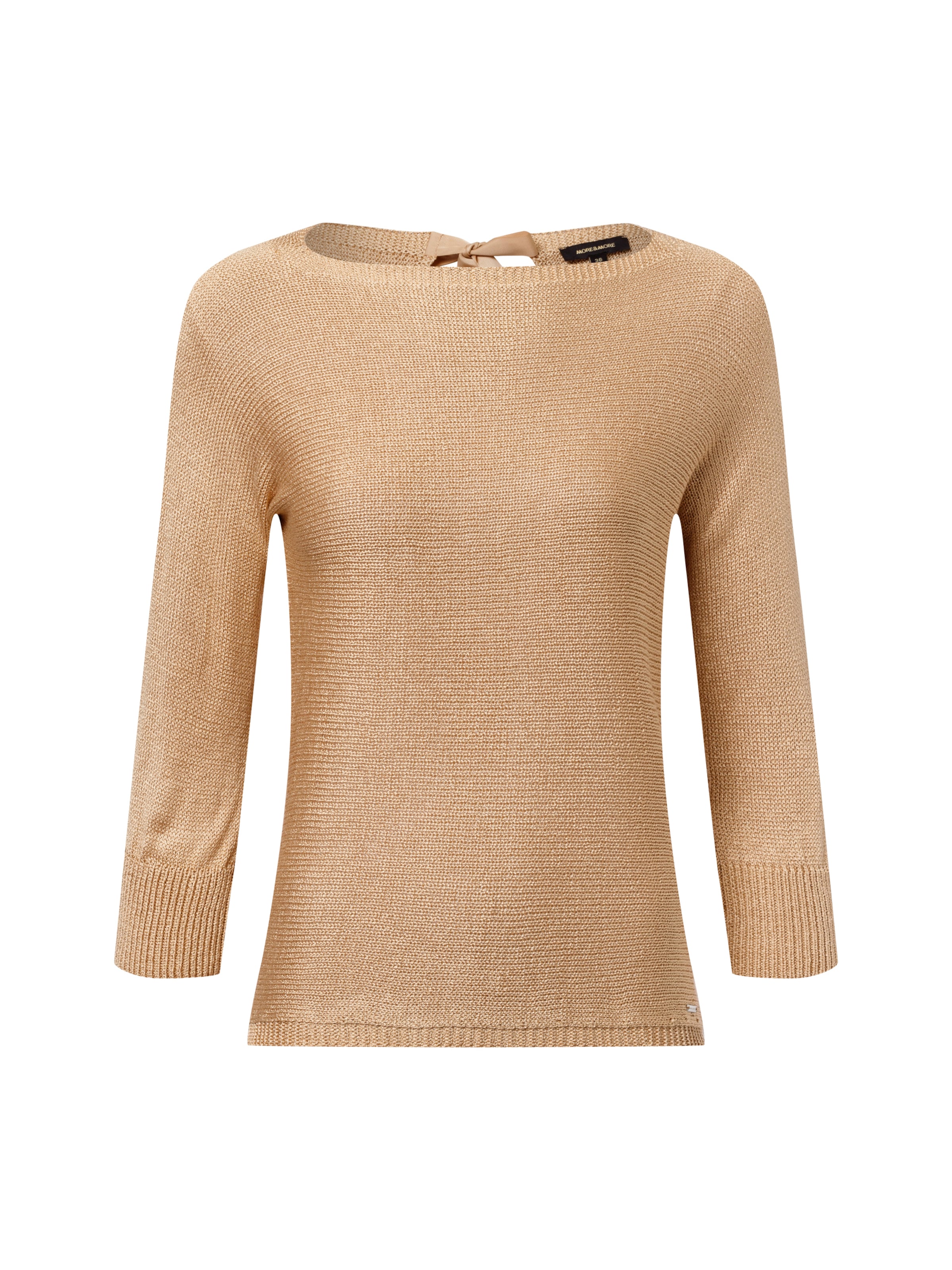 MORE & MORE Pullover 'Dolman' in Beige: Vorderseite