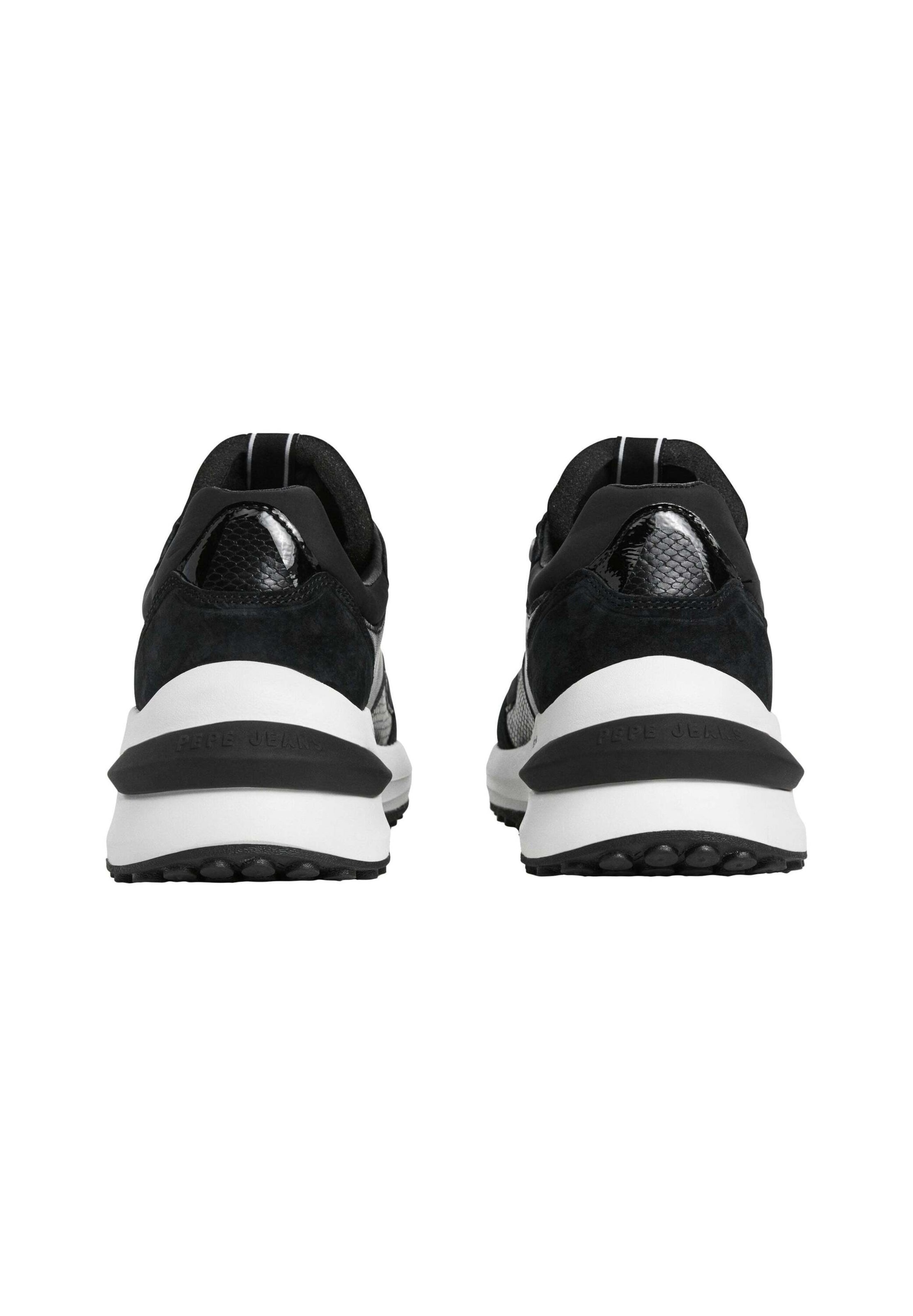 Pepe Jeans - Zapatillas deportivas bajas 'Winslow Snake' en negro