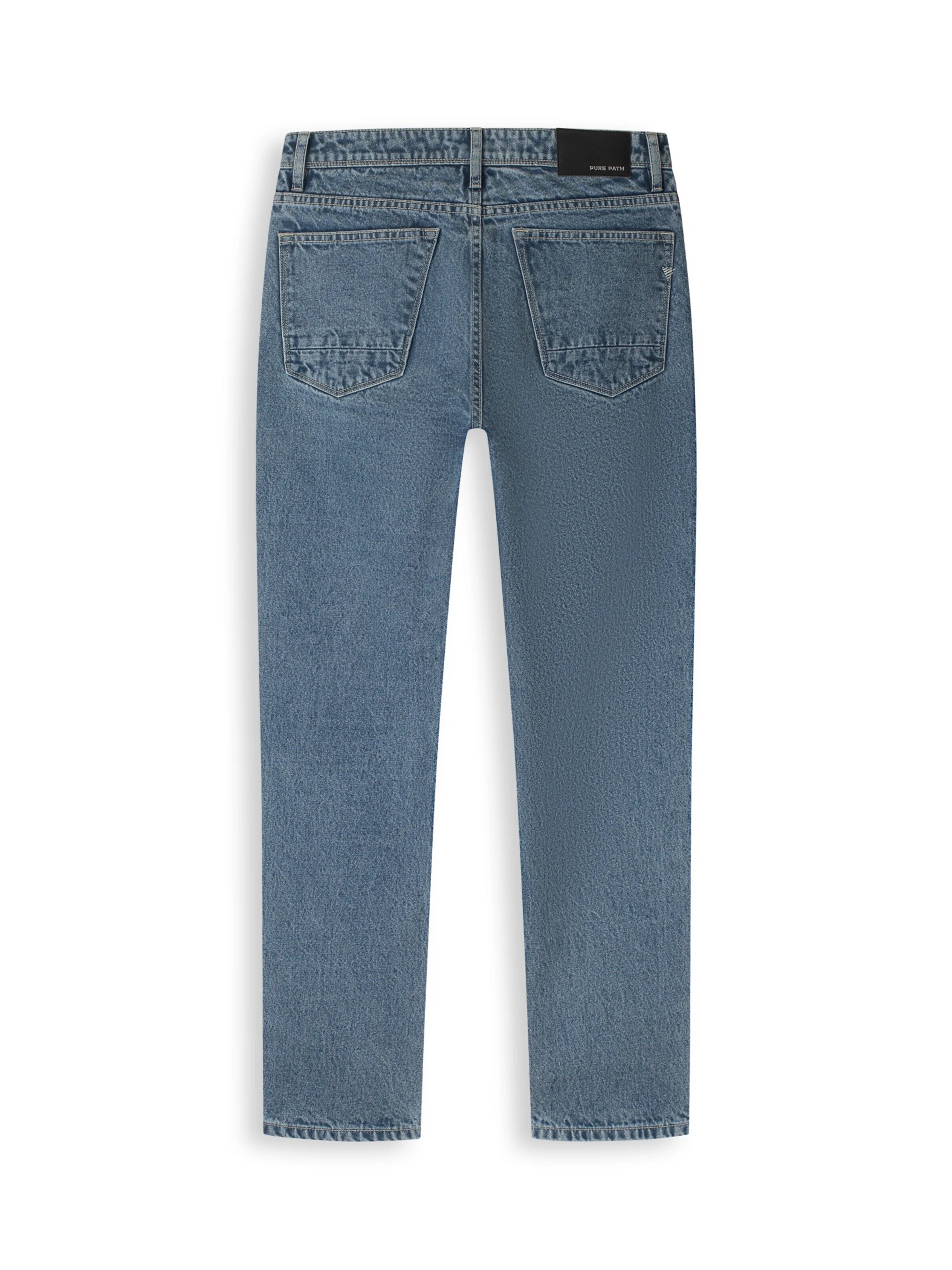 Pure Path Regular Jeans in Blue