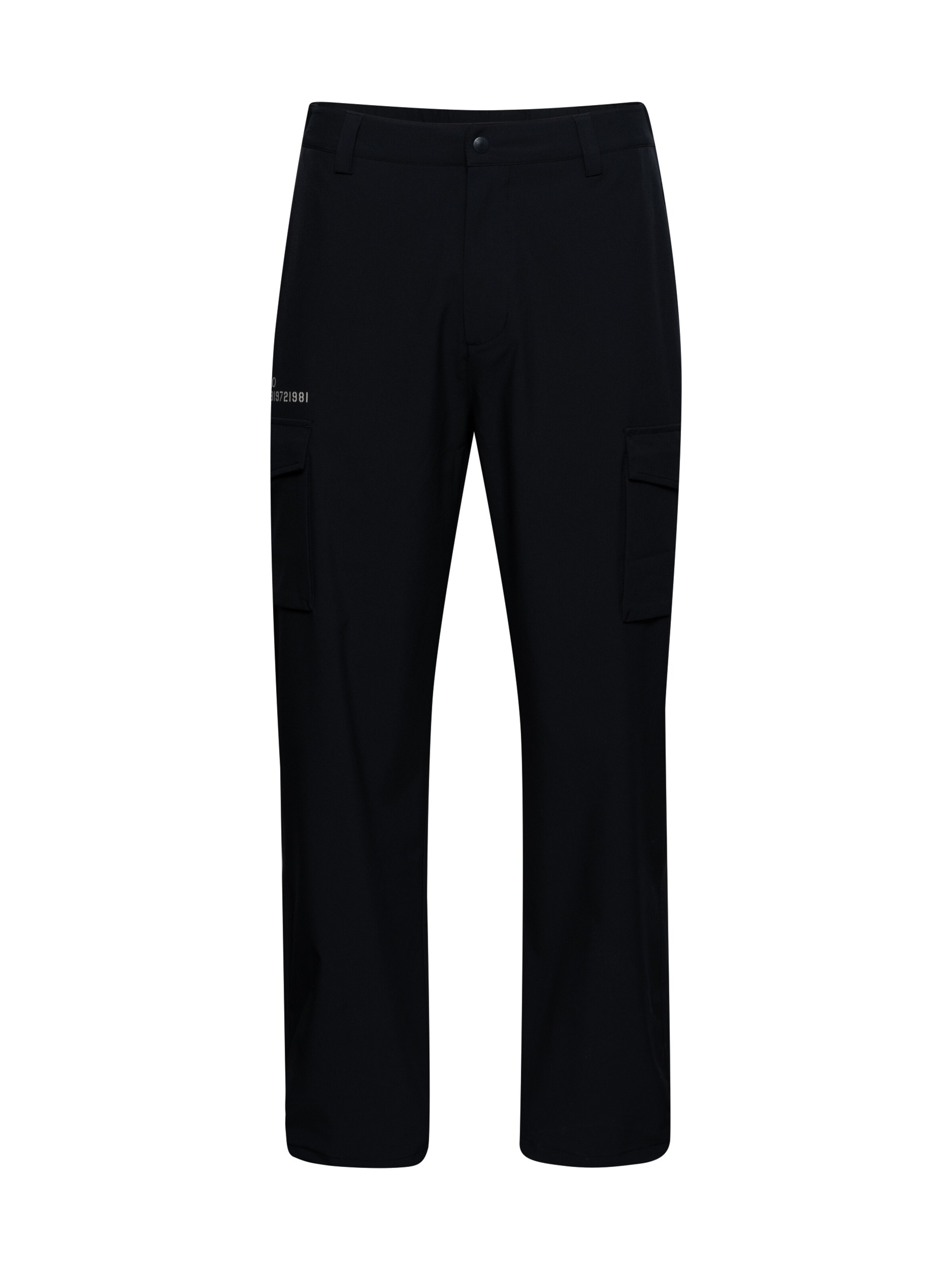 HALO Tapered Cargobroek 'Aviation' in Zwart: voorkant