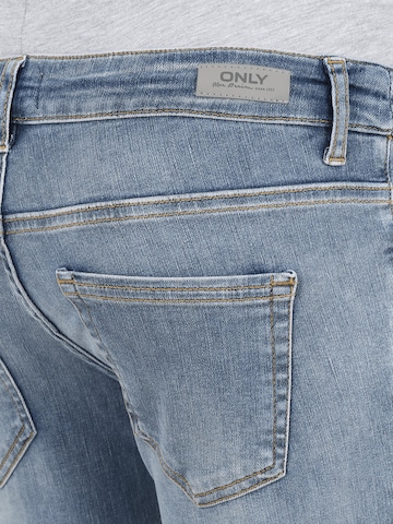 Only Maternity Skinny Farkut 'Blush' värissä sininen