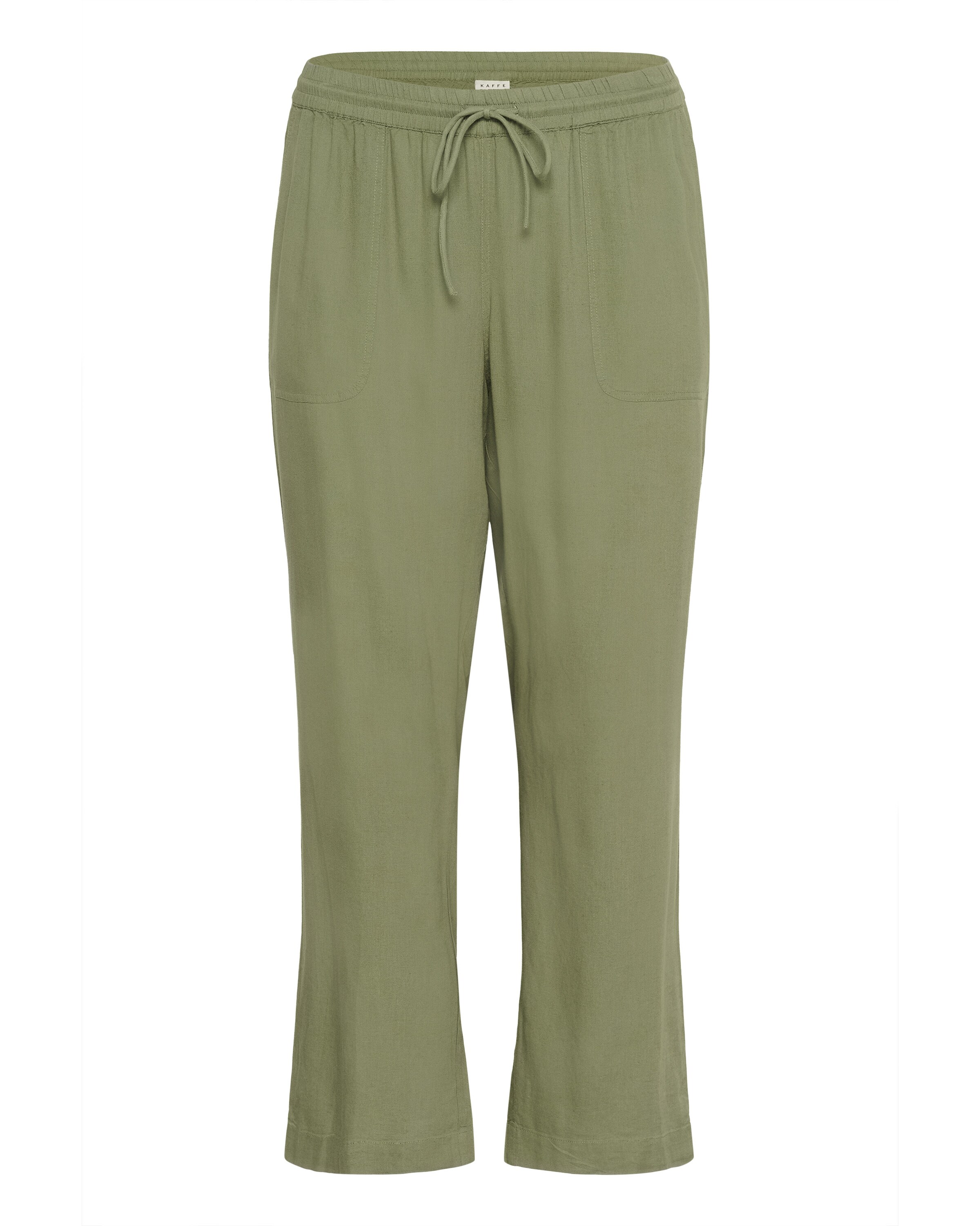 KAFFE CURVE Hose 'Mille' in Grün: Vorderseite