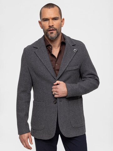 Coupe regular Veste de costume Antioch en gris