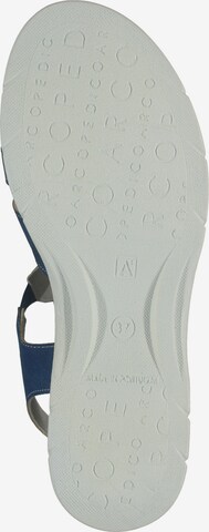 Arcopedico Sandalen met riem in Blauw