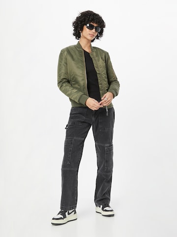 Schott NYC Between-Season Jacket 'Airforce' in Green