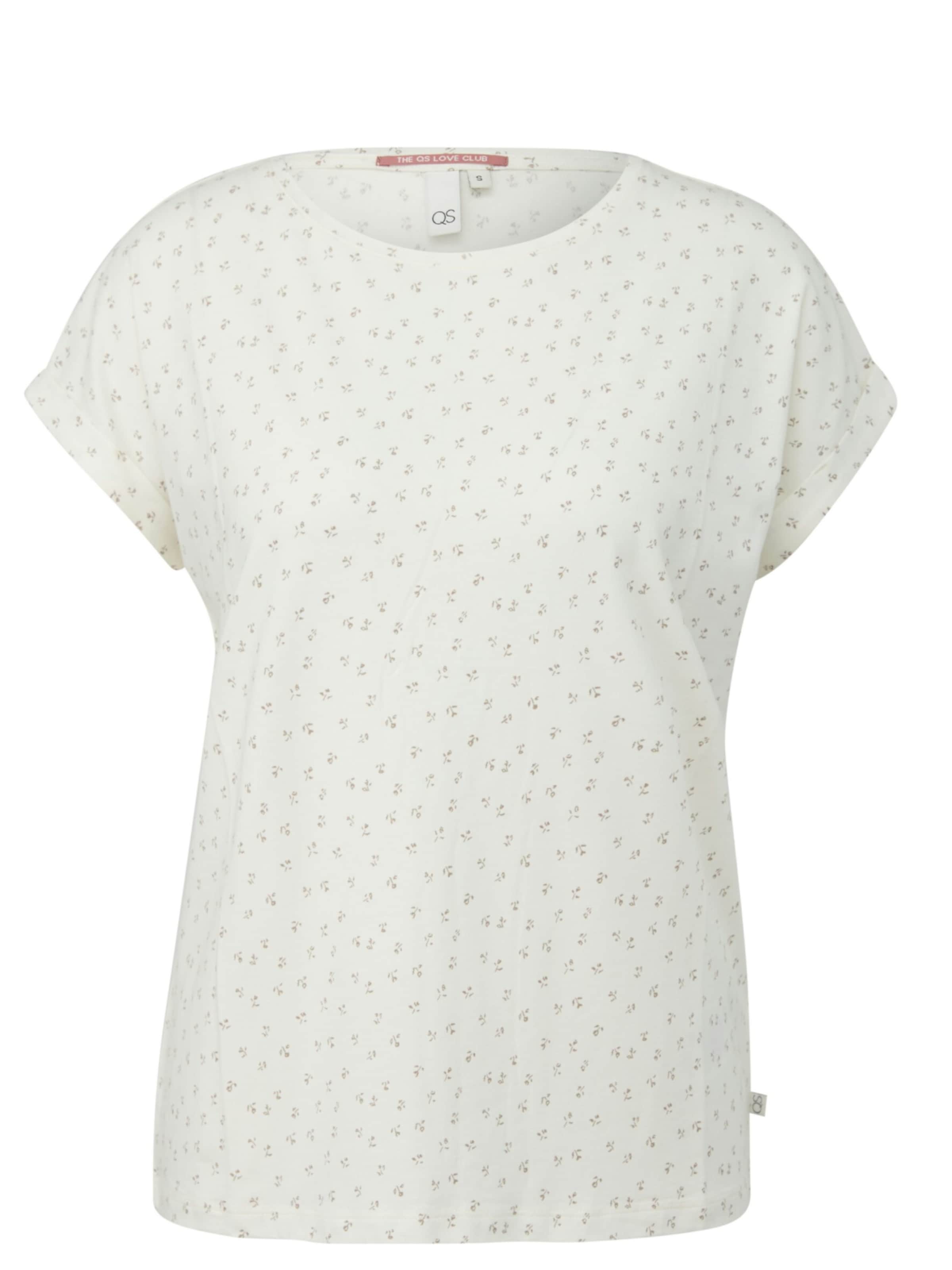 QS T-shirt 'Q/S designed by - Dames t-shirt' en L en blanc, Vue avec produit