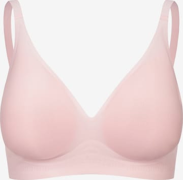 Reggiseno 'Air Sense Comfort Light Push Up Bra' di cfab in rosa: frontale