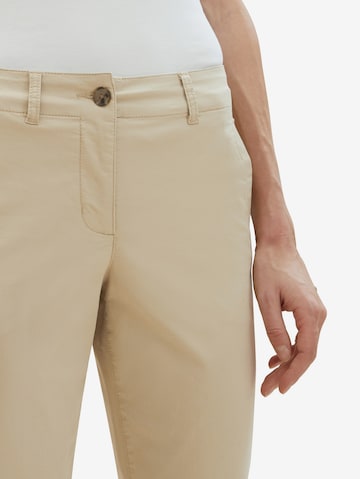 TOM TAILOR Slimfit Chino in Beige