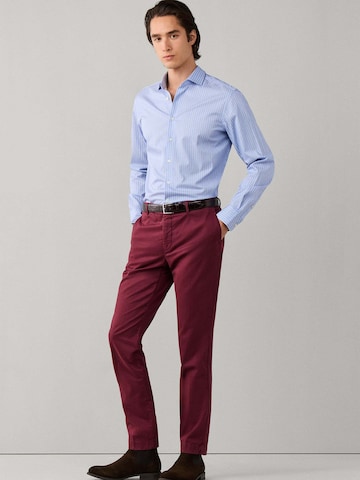 Hackett London Slim fit Chino trousers 'KENSINGTON ' in Red
