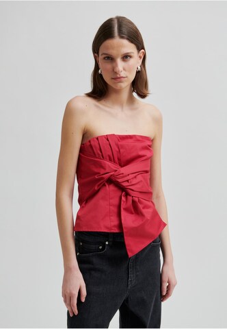 SECOND FEMALE - Top em vermelho: frente