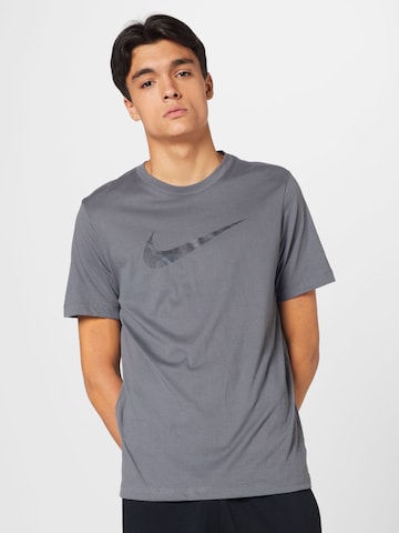 NIKE Funktionsshirt in Grau: predná strana